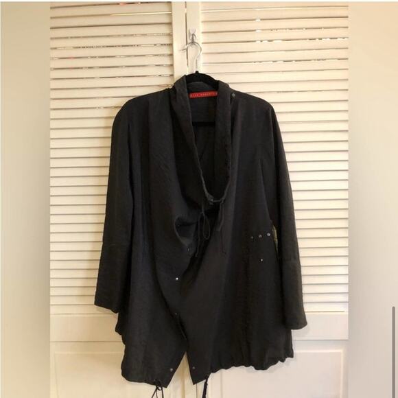 Ryan Roberts Black Windbreaker Jacket - Picture 7 of 7